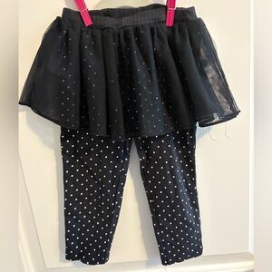 Carter's Black Polka Dot Leggings